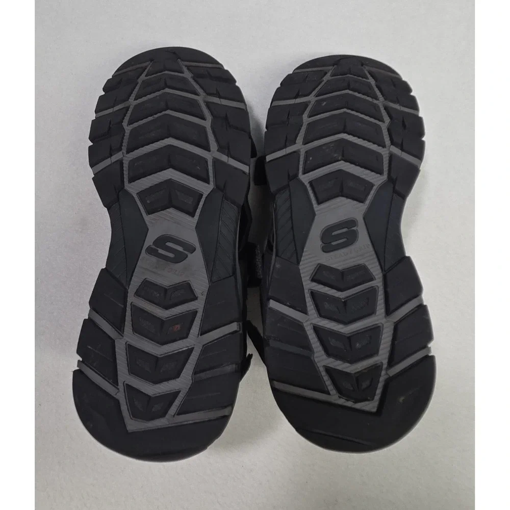 Skechers Luxe Hiking Sandals Mens 11 Relaxed Fit‎ Gray Blue Great Tread